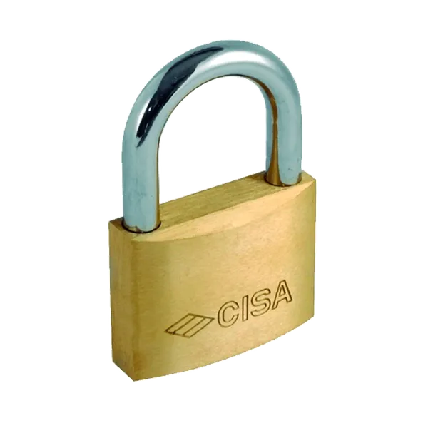 Candado Latón Dorado Cisa 30mm